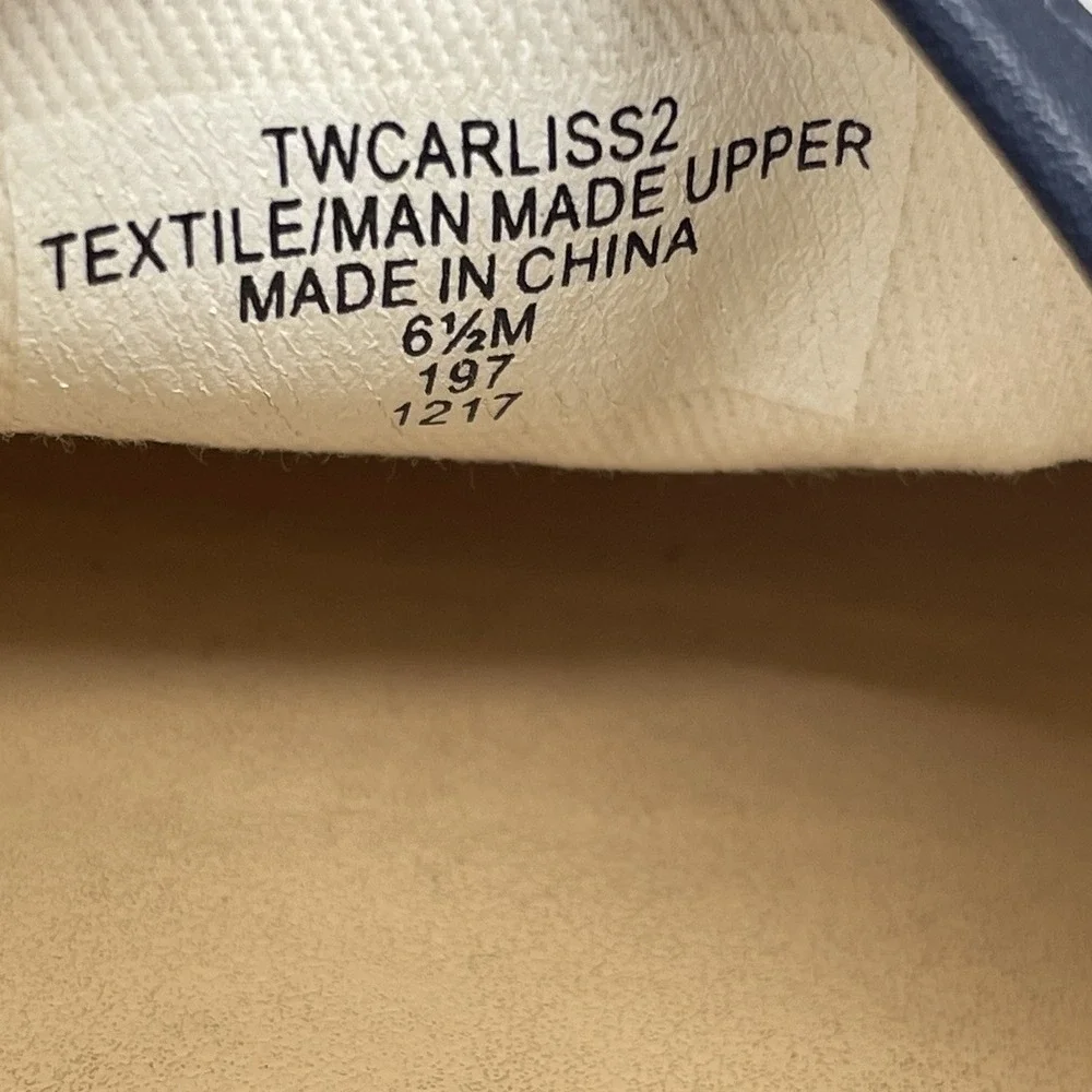 Tommy Hilfiger Womens 6.5 Shoes Flats Corliss‎ 2 American Flag Sequin Espadrille